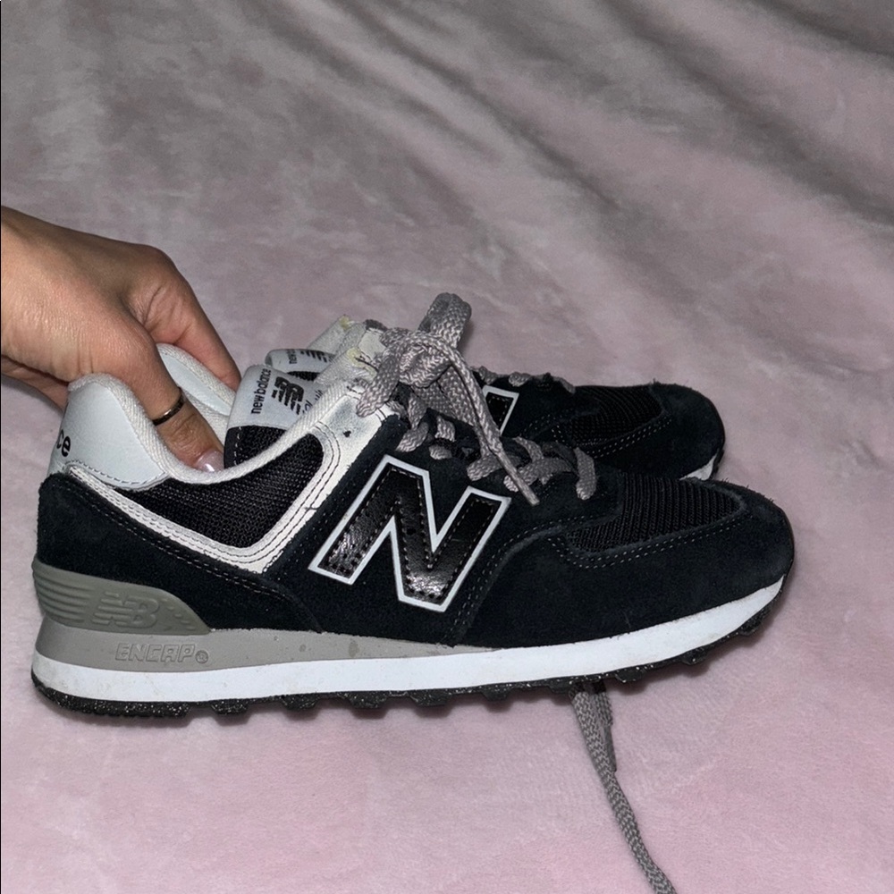New Balance Black and Gray Sneakers